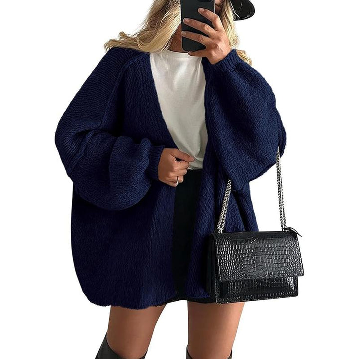 Oversized lucernový rukáv pletenina