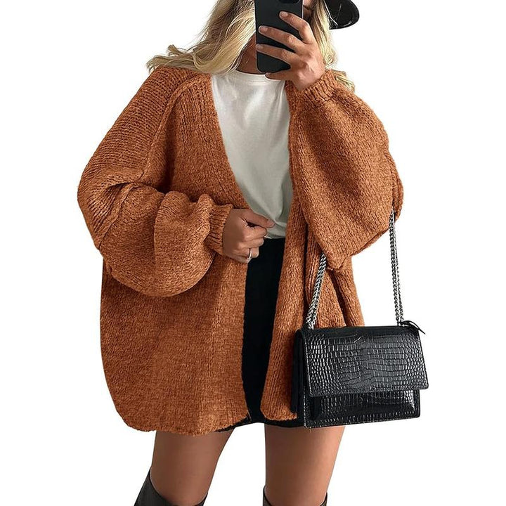 Oversized lucernový rukáv pletenina