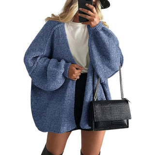 Oversized lucernový rukáv pletenina