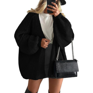Oversized lucernový rukáv pletenina