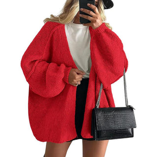 Oversized lucernový rukáv pletenina