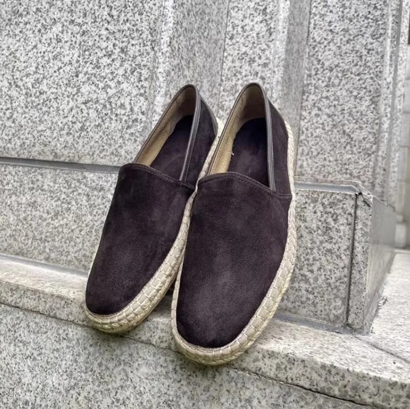 Semišové espadrilky