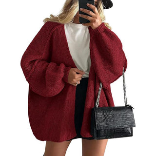 Oversized lucernový rukáv pletenina