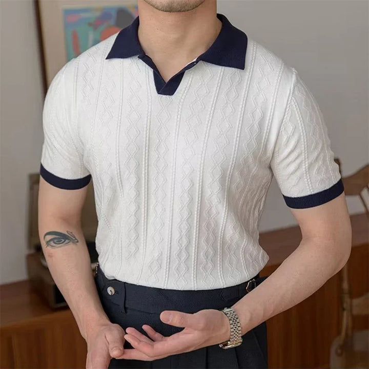 Dvoubarevné námořnické polo