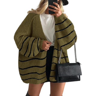 Oversized lucernový rukáv pletenina
