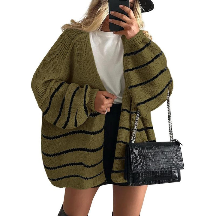 Oversized lucernový rukáv pletenina