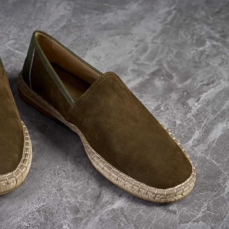 Semišové espadrilky