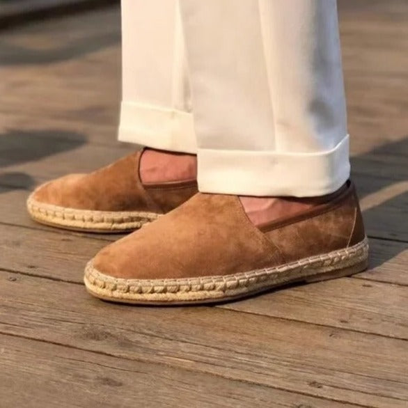 Semišové espadrilky