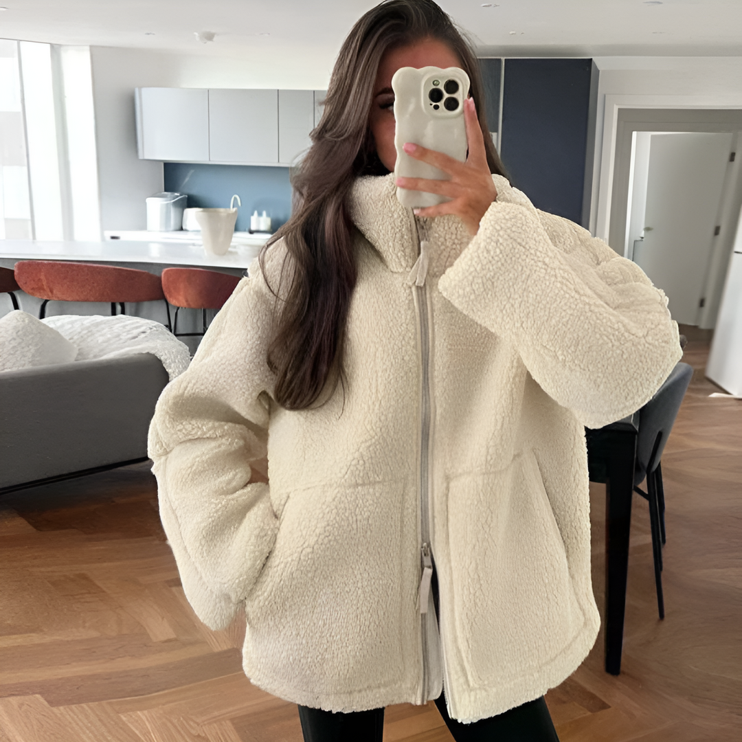 Měkká Teddy fleece bunda