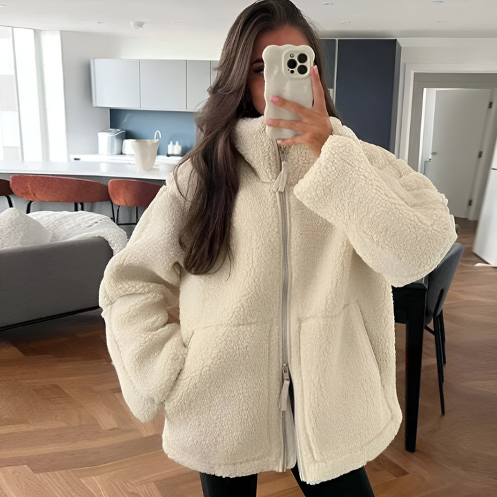 Měkká Teddy fleece bunda