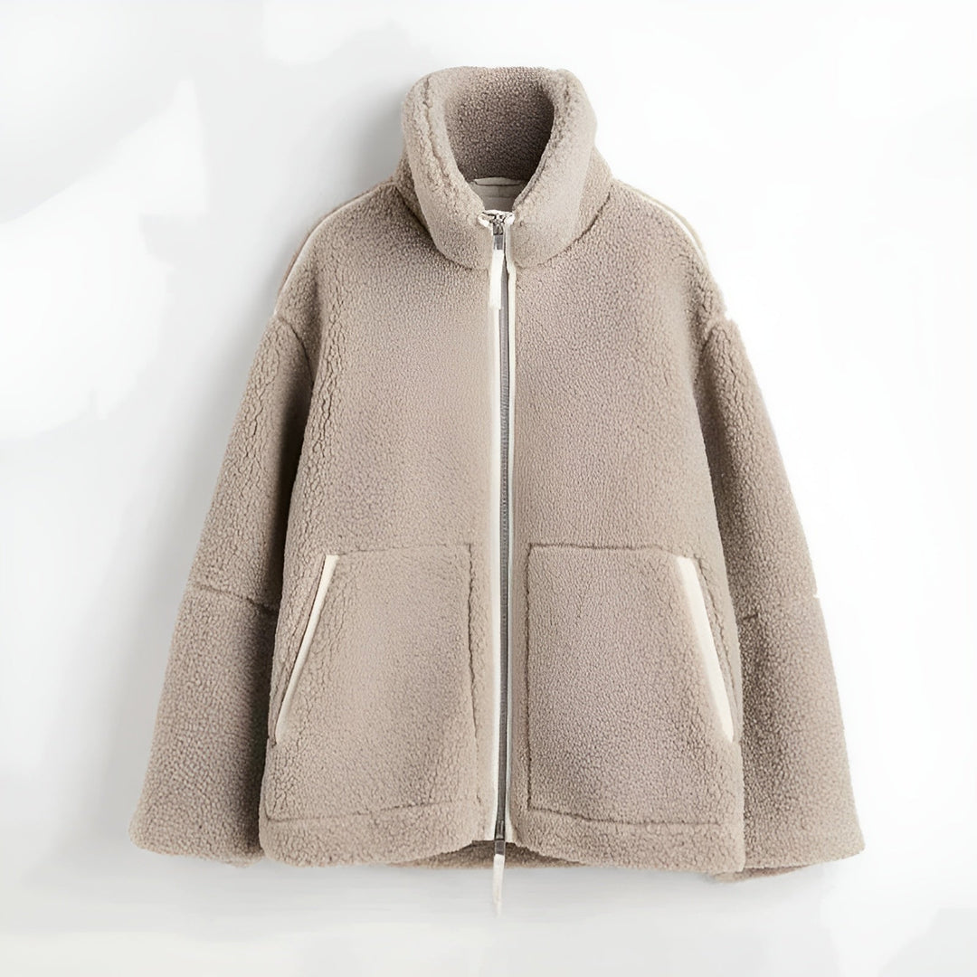 Měkká Teddy fleece bunda