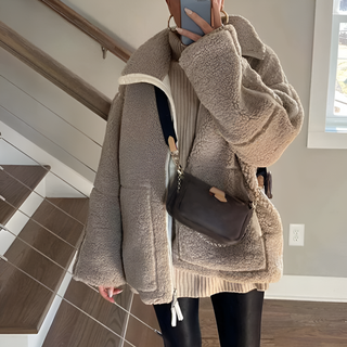 Měkká Teddy fleece bunda