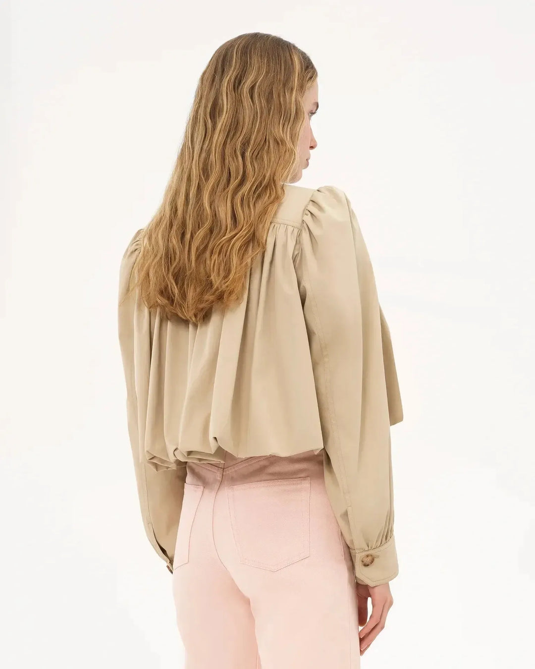 Knoflíková skládaná bomber bunda
