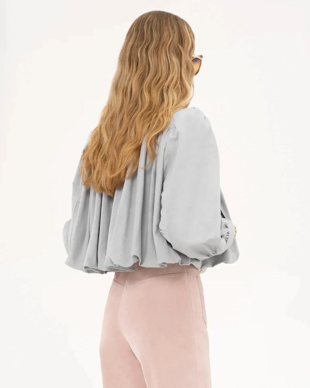 Knoflíková skládaná bomber bunda