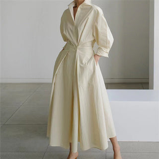 Umělecké plátno límec šaty