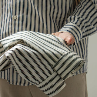 Středomořská svisle pruhovaná košile