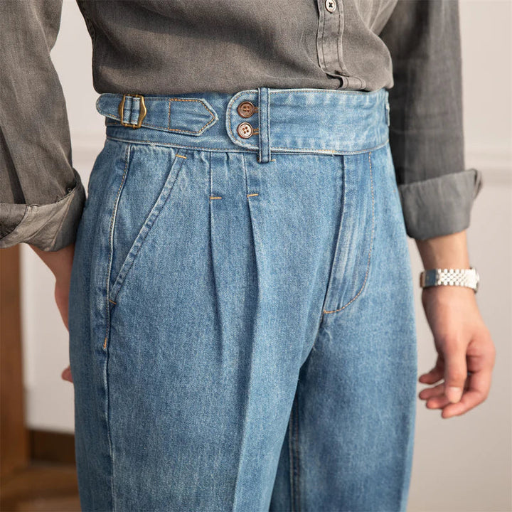 Džínové vysoké kalhoty