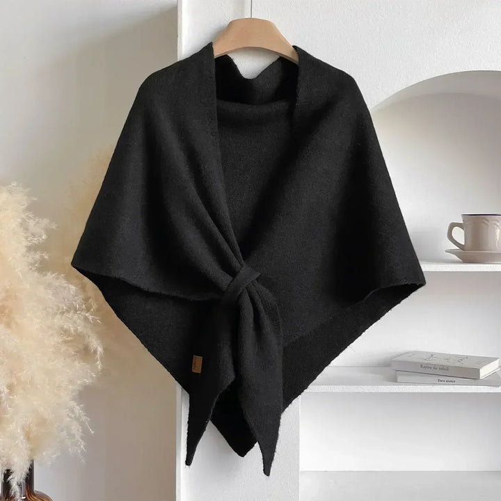 Elegantní kartáčovaný zavinovací šátek