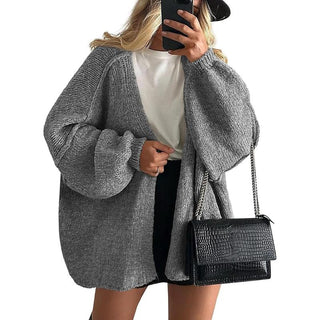 Oversized lucernový rukáv pletenina