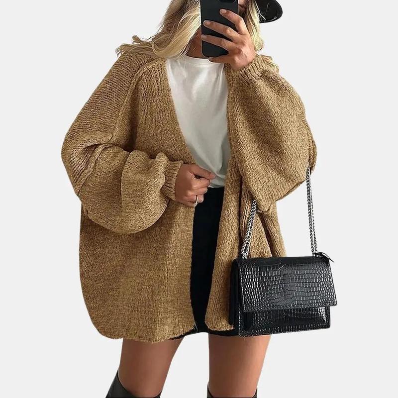 Oversized lucernový rukáv pletenina