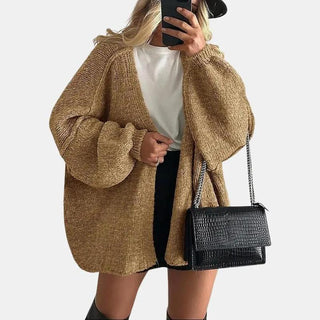 Oversized lucernový rukáv pletenina