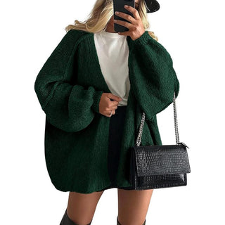 Oversized lucernový rukáv pletenina