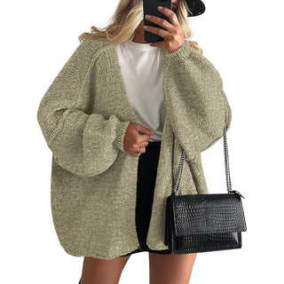 Oversized lucernový rukáv pletenina