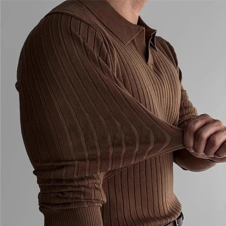 Dlouhé pruhované polo