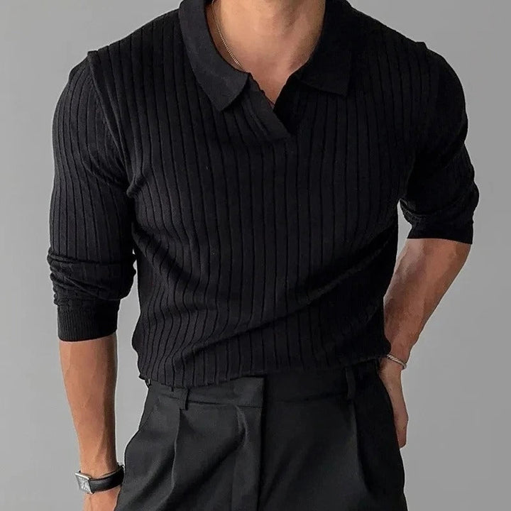 Dlouhé pruhované polo