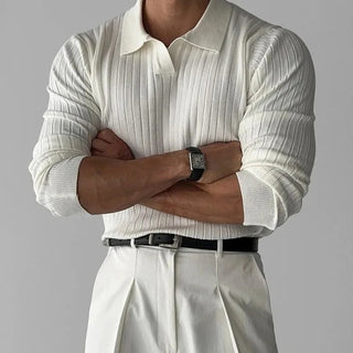 Dlouhé pruhované polo