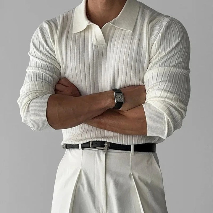 Dlouhé pruhované polo